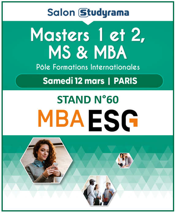 MBA ESG - Salon Studyrama 