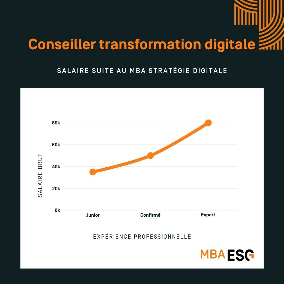 salaire conseiller transformation digitale