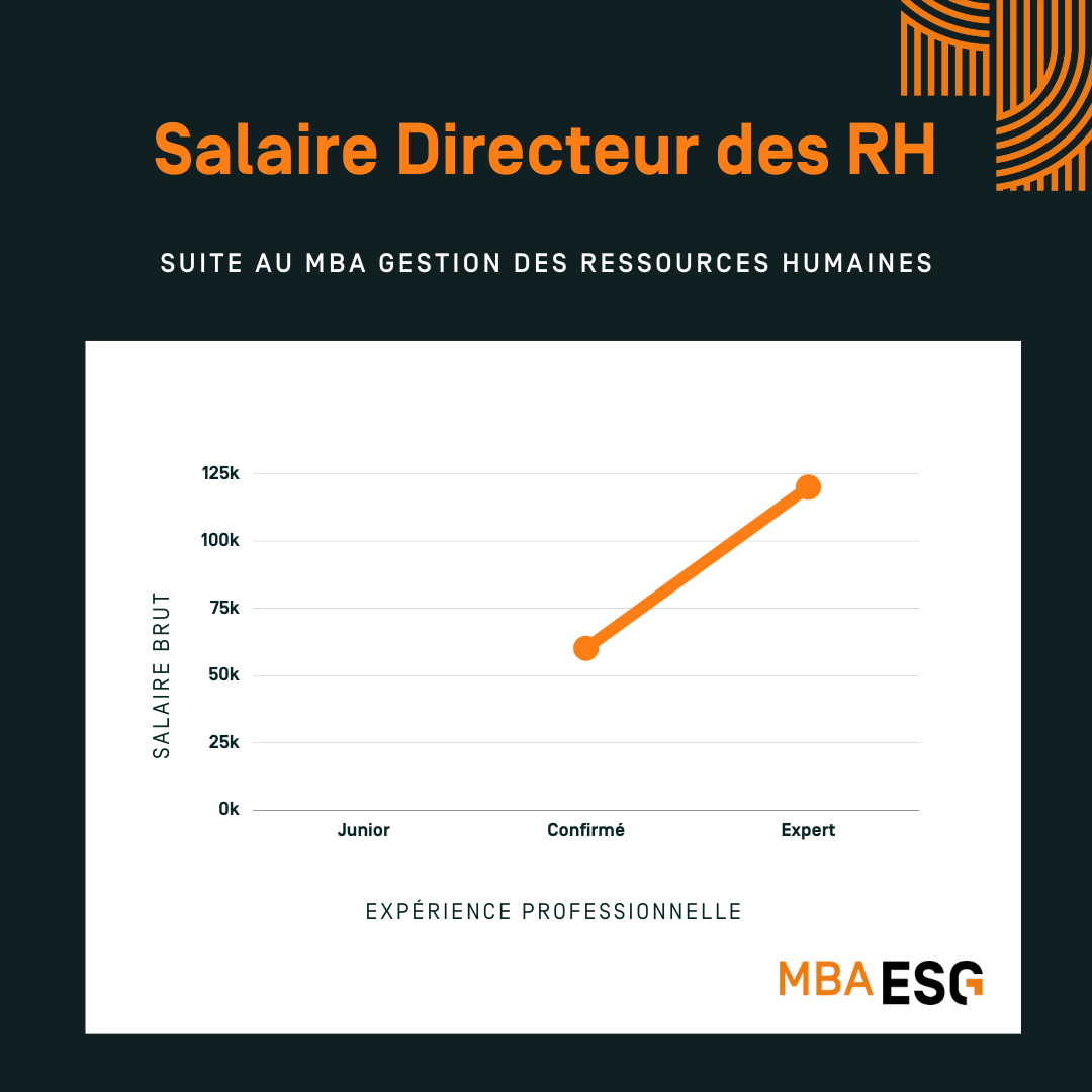 Salaire Directeur des Ressources Humaines infographie