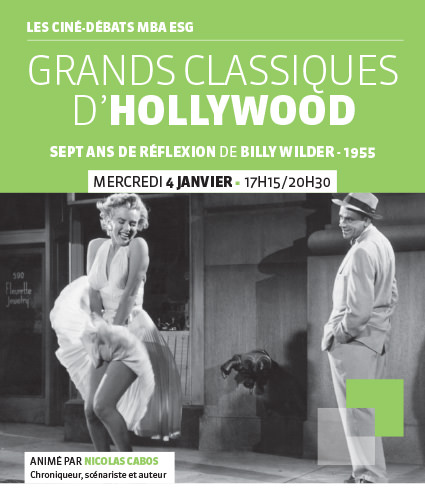 Ciné-débat 04/01 : « Les Grands Classiques d’Hollywood » Ciné-débat MBA ESG 04/01 : « Les Grands Classiques d’Hollywood » - Master Production audiovisuelle