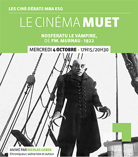 Ciné débat MBA ESG - Le cinéma muet - 4/10 Ciné débat MBA ESG - Le cinéma muet - 4/10