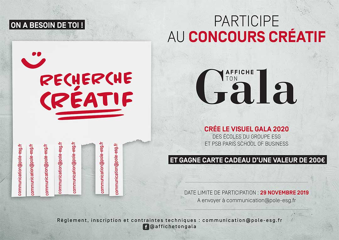 Lancement du concours visuel : Affiche ton GALA 2020 Lancement du concours visuel : Affiche ton GALA 2020