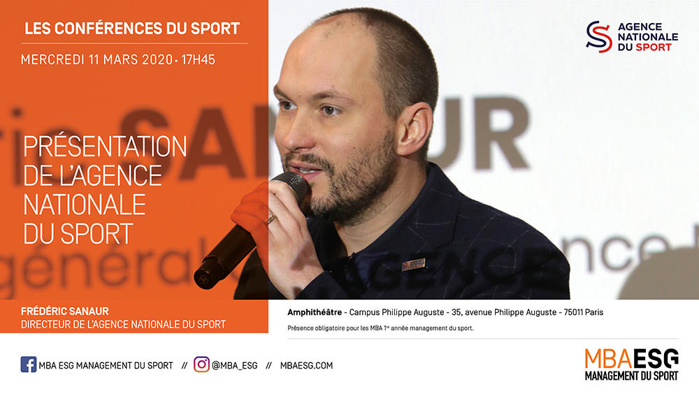 Conférence : Présentation de l’Agence Nationale du Sport Conférence : Présentation de l’Agence Nationale du Sport