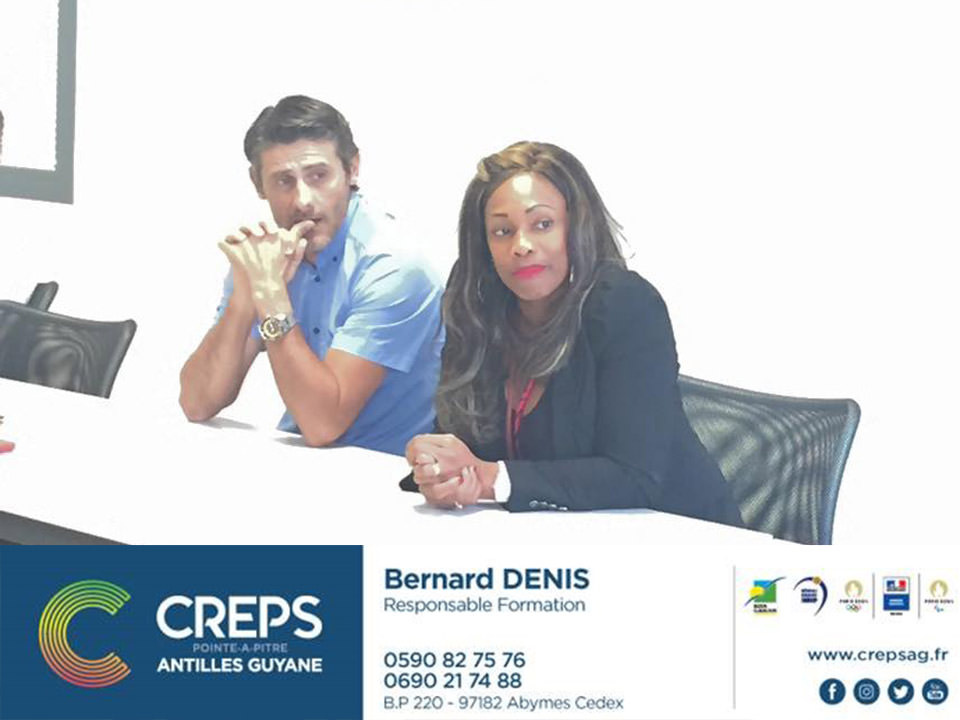Ouverture au CREPS Guadeloupe de "Master Classes", sessions spécialisées d'informations destinées à renforcer l'expertise sportive ultramarine aux nouveaux enjeux du sport. Ouverture au CREPS Guadeloupe de "Master Classes", sessions spécialisées d'informations destinées à renforcer l'expertise sportive ultramarine aux nouveaux enjeux du sport.