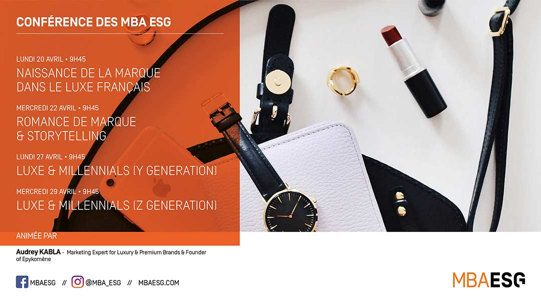 Les conférences se digitalisent pendant le confinement aux MBA ESG Les conférences se digitalisent pendant le confinement aux MBA ESG