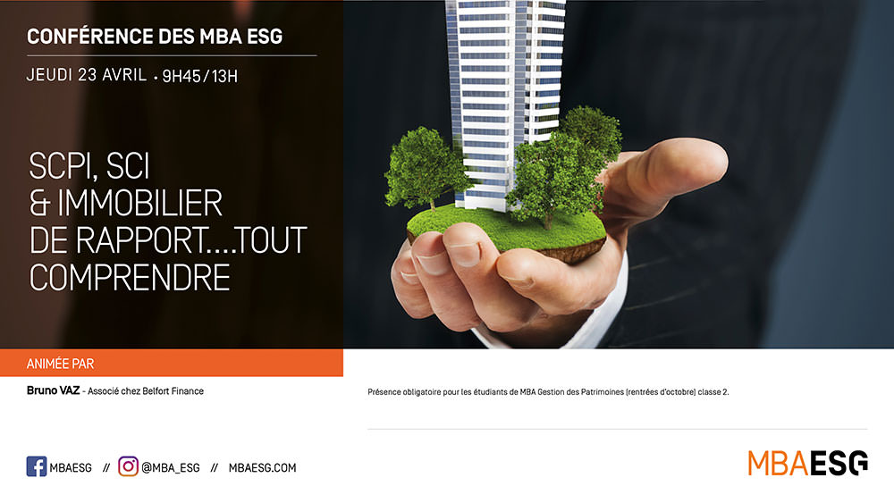 Conférence virtuelle : SCPI, SCI & Immobilier de Rapport, tout comprendre Conférence virtuelle : SCPI, SCI & Immobilier de Rapport, tout comprendre